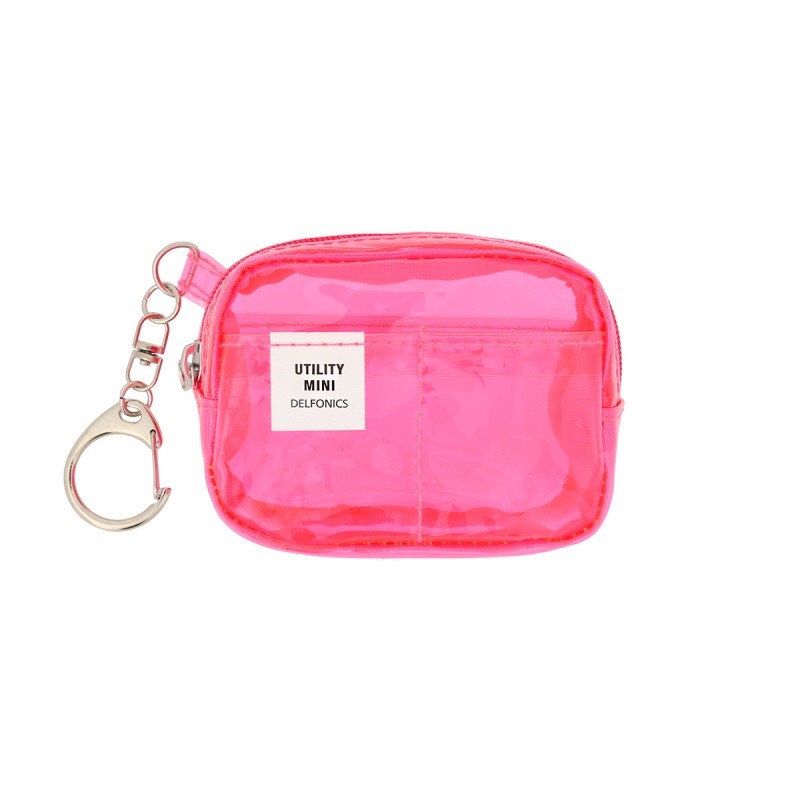 DELFONICS インナーキャリング キーホルダー/ネオンピンク